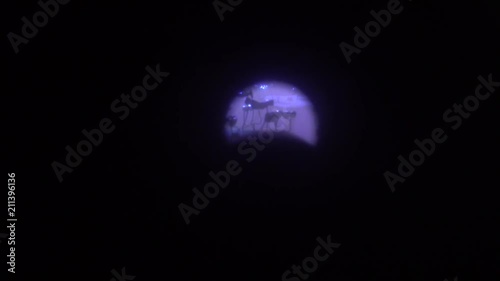 View into the Telescope of Working Old Soviet Ionic-Plasma Deposition Installation