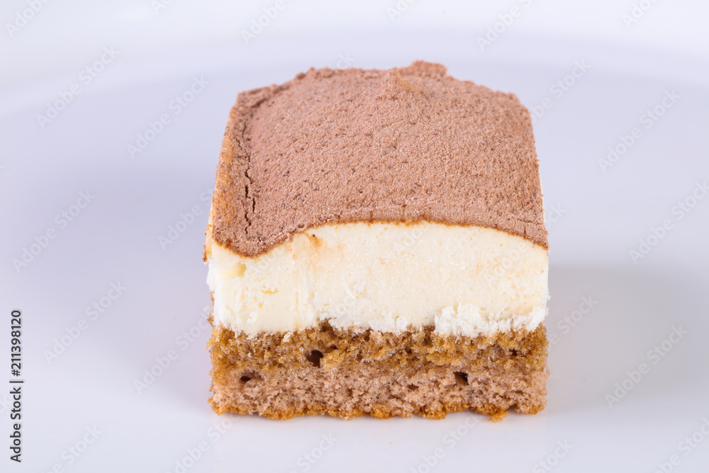 Cake with cream Cake with cream