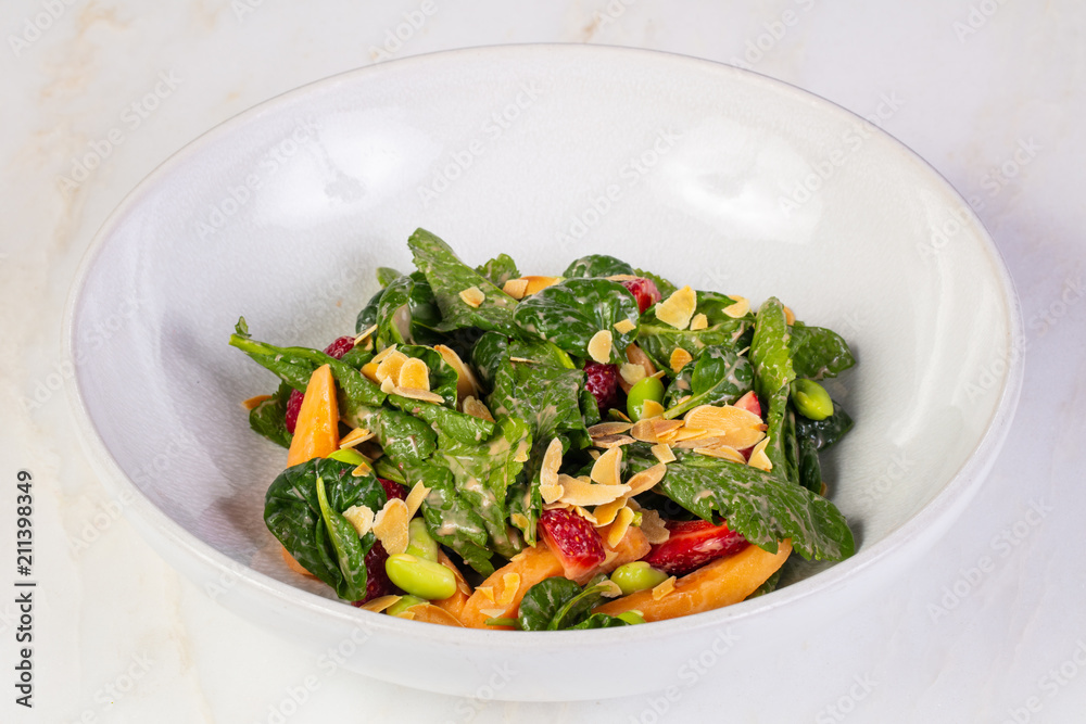 Fruit salad with mushmulla Fruit salad with mushmulla