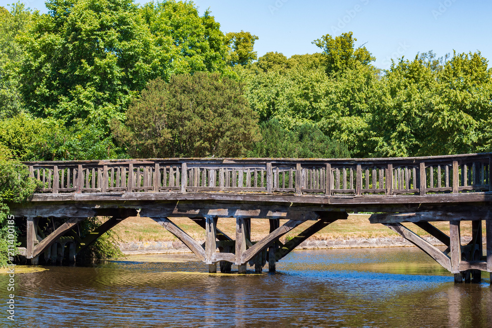 Old bridge in summer time Old bridge in summer time