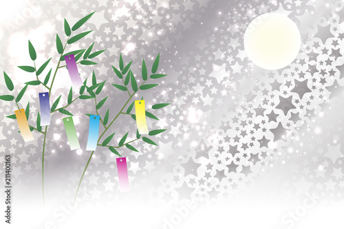 #Background #wallpaper #Vector #Illustration #design #Image #Japan #china #Asia #free_size #背景 #壁紙 #ベクター #イラスト #無料 #無料素材 #バックグラウンド #フリー素材 #和風素材 #日本 背景壁紙,和風素材,七夕飾り,祭り,伝統,短冊,笹の葉,初夏の行事,星屑,天の川,星屑,キラキラ,七月