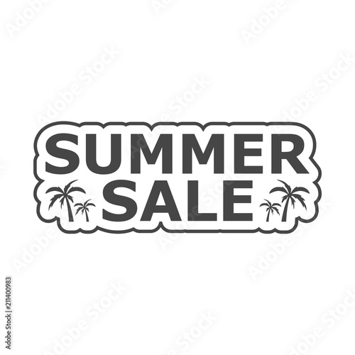 Summer sale sign, Summer sale icon