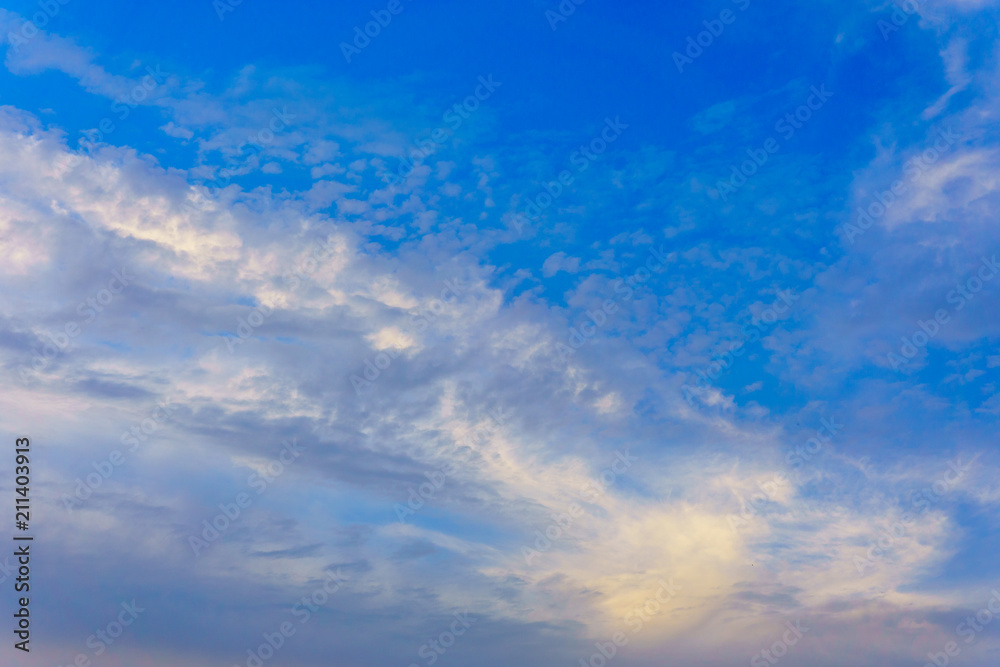 blue summer sky with clouds blue summer sky with clouds
