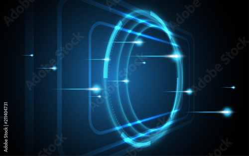 Abstract technology background Hi-tech communication concept innovation background vector illustration