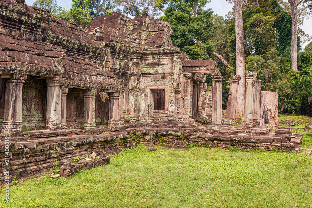 Preah Khan a Buddhist temple at Angkor, Cambodia