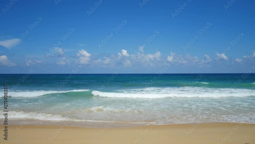 View of beach sea andaman phuket, thailand