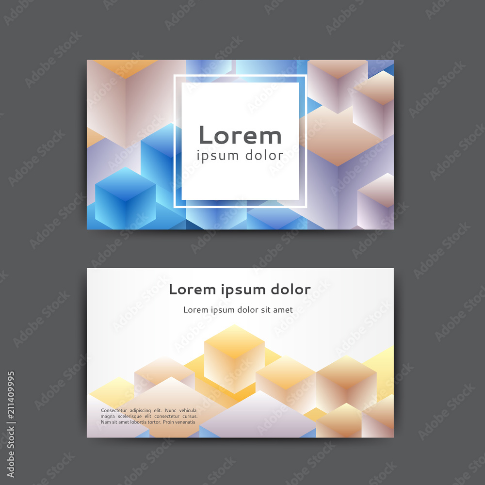 Fototapeta premium Business card template