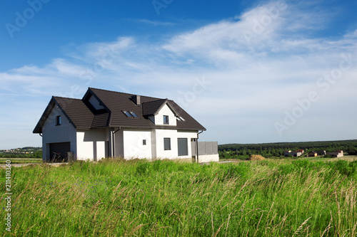 Wallpaper Mural Beautiful exterior of newly built luxury home. Beautiful Home  with a large driveway. Beautiful Home Exterior Torontodigital.ca
