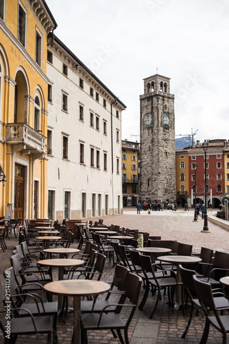 Riva del Garda. Italian architecture. 