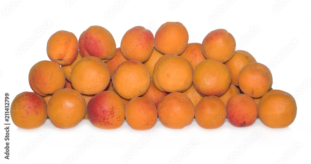 Ripe, juicy apricots