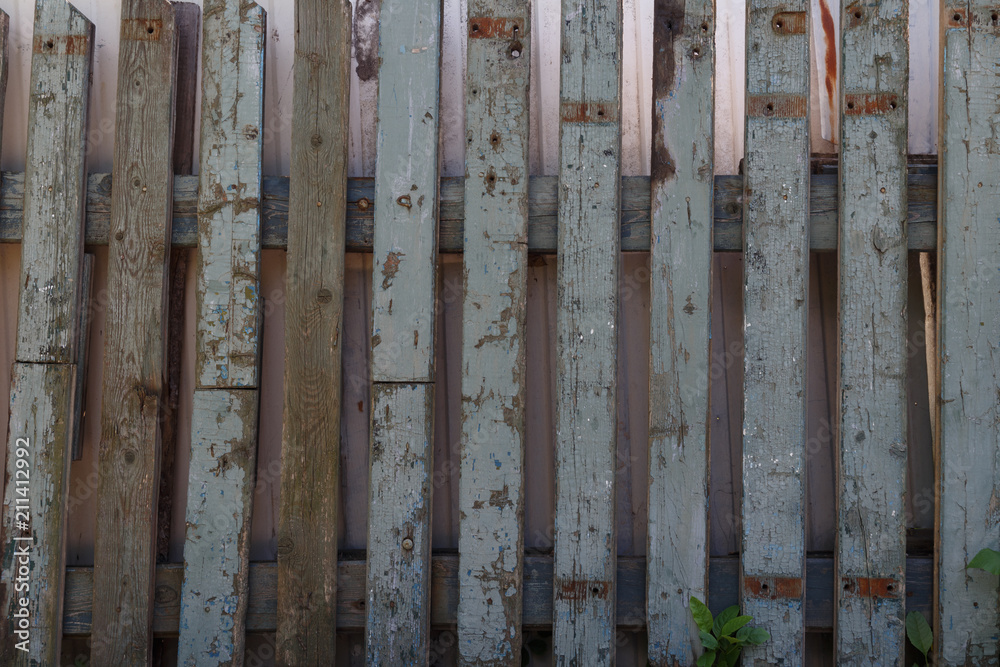 blue abstract fence background