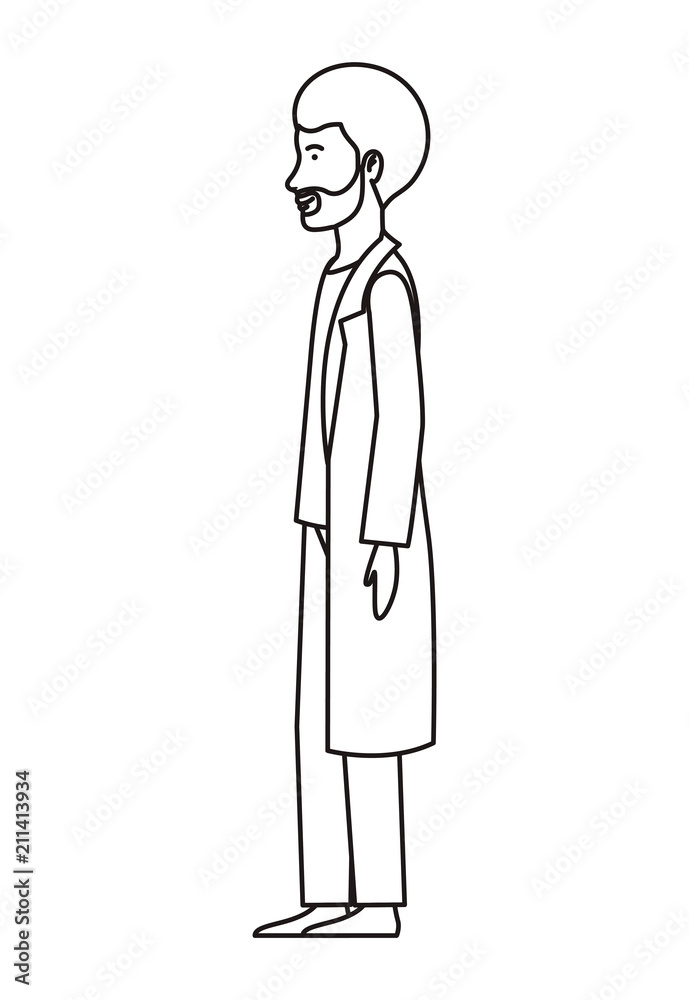young man with beard avatar character vector illustration design young man with beard avatar character vector illustration design