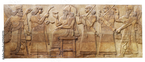 Starożytna ulga od Nimrud