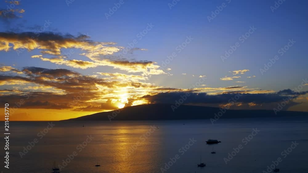 Lahaina Sunset Maui Hawaii - Drone video of Lahaina at sunset in Maui Hawaii. Beautiful high resolution video of the Hawaiian Islands and beautiful water. Lahaina Sunset Maui Hawaii - Drone video of Lahaina at sunset in Maui Hawaii. Beautiful high resolution video of the Hawaiian Islands and beautiful water.