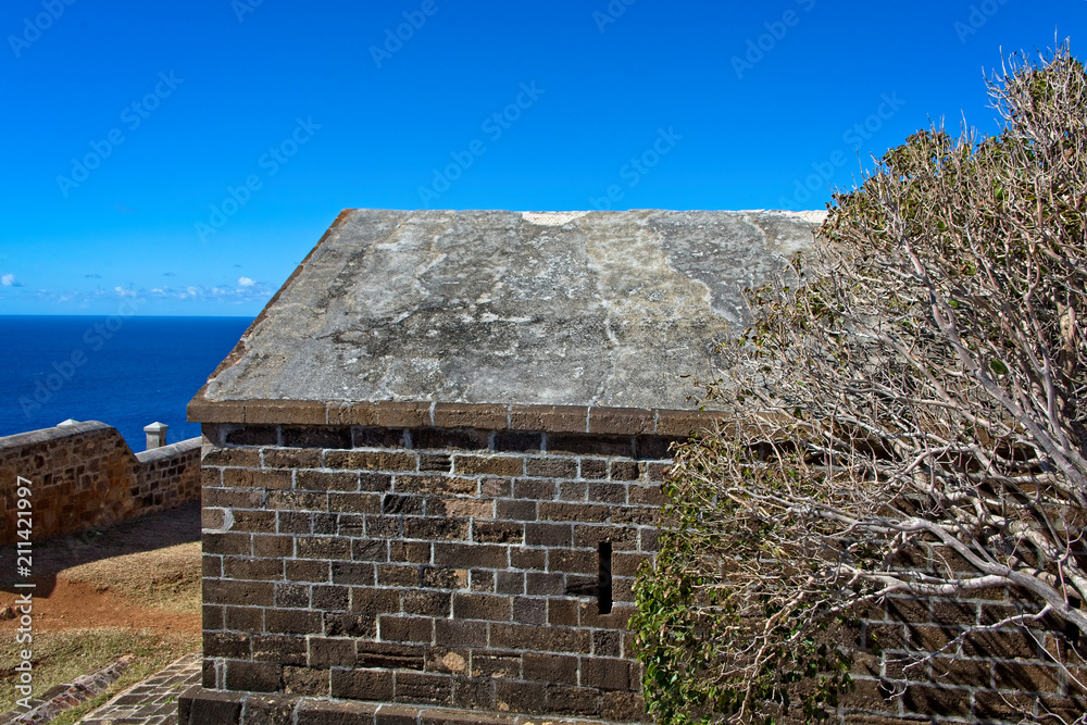 Old Wall Above Sea