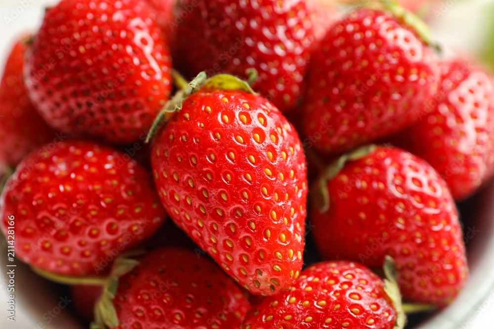 Bowl with fresh ripe strawberries, closeup. Healthy diet Bowl with fresh ripe strawberries, closeup. Healthy diet