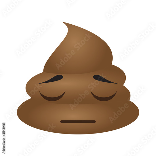 Poop emoji sleeping