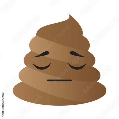 Poop emoji sleeping