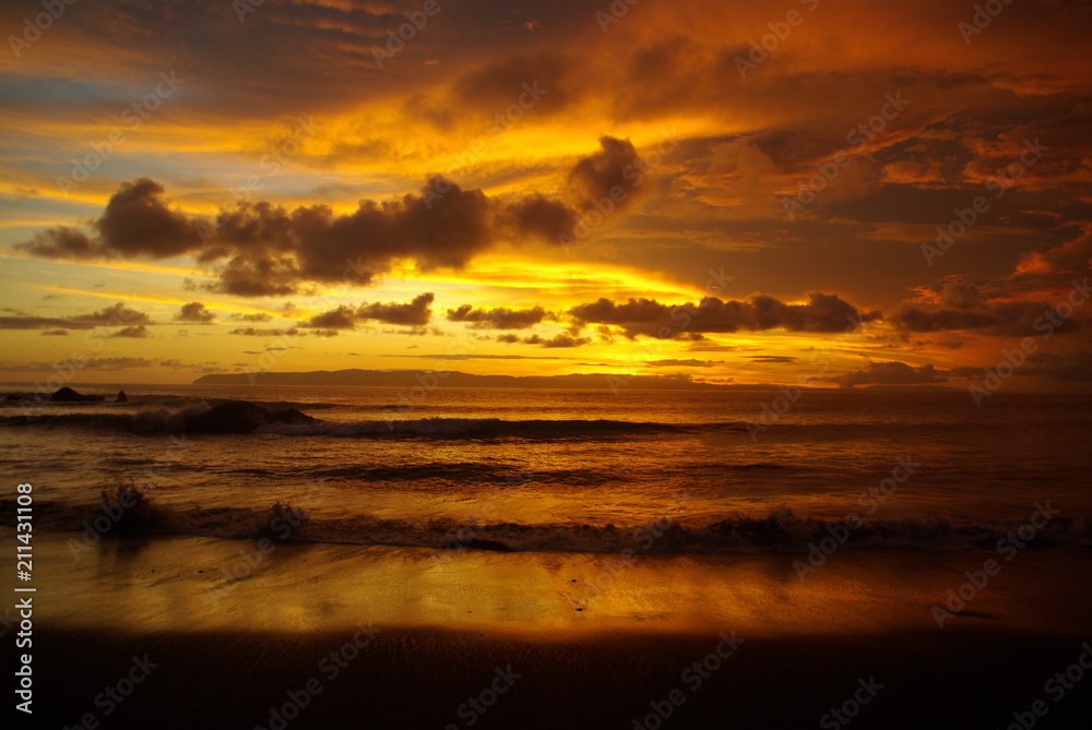 Sonnenuntergang Pazifik, Costa Rica