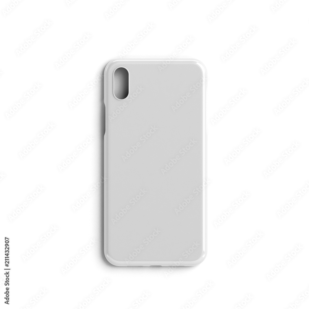 Blank Phone case on a white background