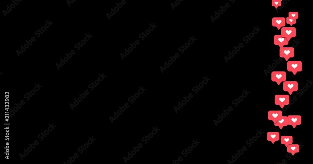 animation modern abstract like icons motion background