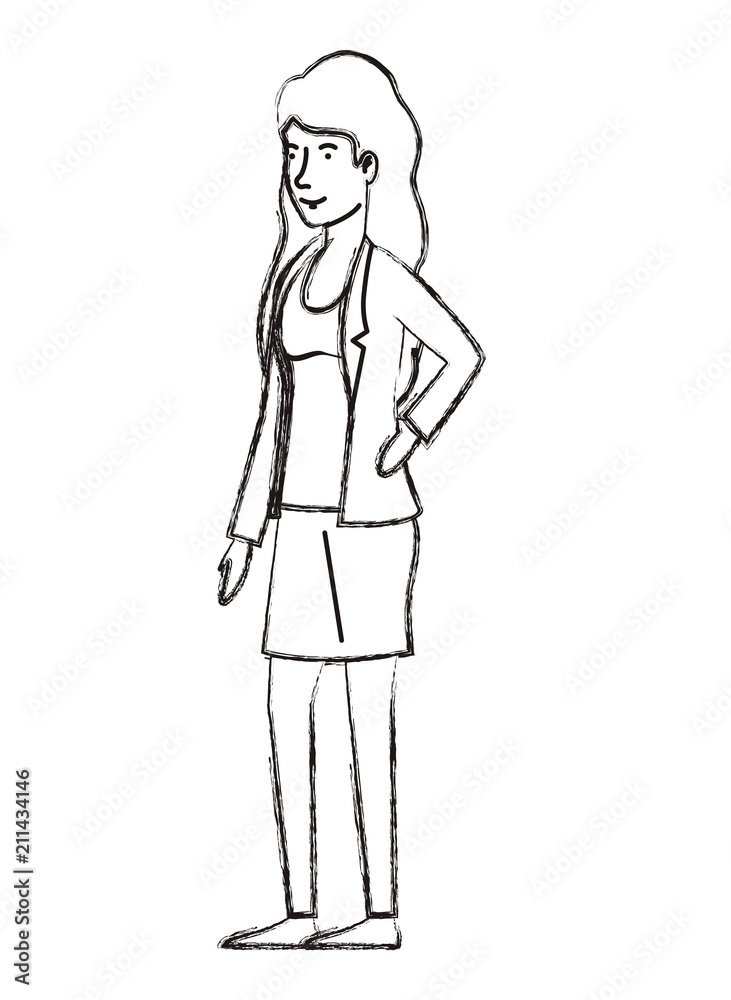 beautiful and young woman character vector illustration design beautiful and young woman character vector illustration design