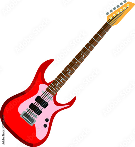 Red Electric Guitar
