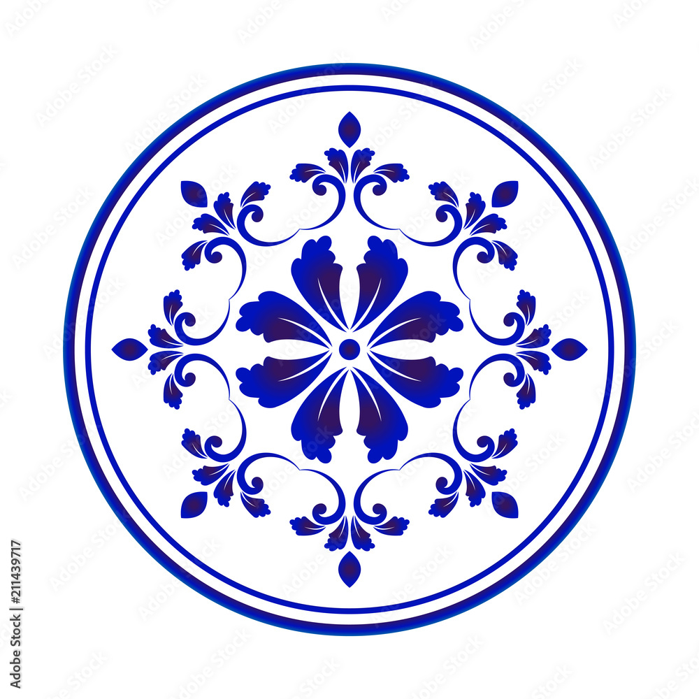 flower round design flower round design