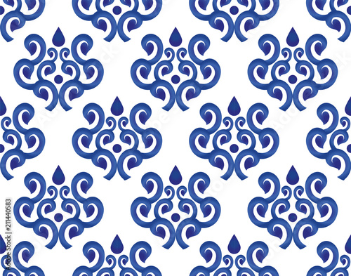 porcelain pattern seamless vector