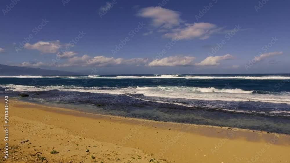 Hookipa Beach Maui Hawaii – 4k video of Hookipa Beach on a windy day in Maui Hawaii with crashing waves. Beautiful high-resolution video of the Hawaiian Islands and beautiful water. Hookipa Beach Maui Hawaii – 4k video of Hookipa Beach on a windy day in Maui Hawaii with crashing waves. Beautiful high-resolution video of the Hawaiian Islands and beautiful water.