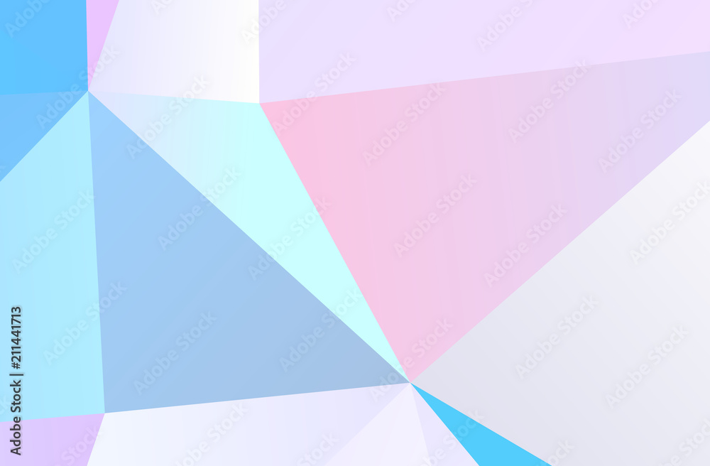 The combination of colored geometric shapes. Minimal design. Light Pink, Blue color The combination of colored geometric shapes. Minimal design. Light Pink, Blue color