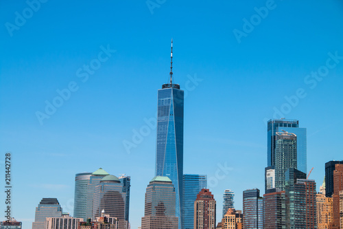 New York City skyscraper in lower Manhattan