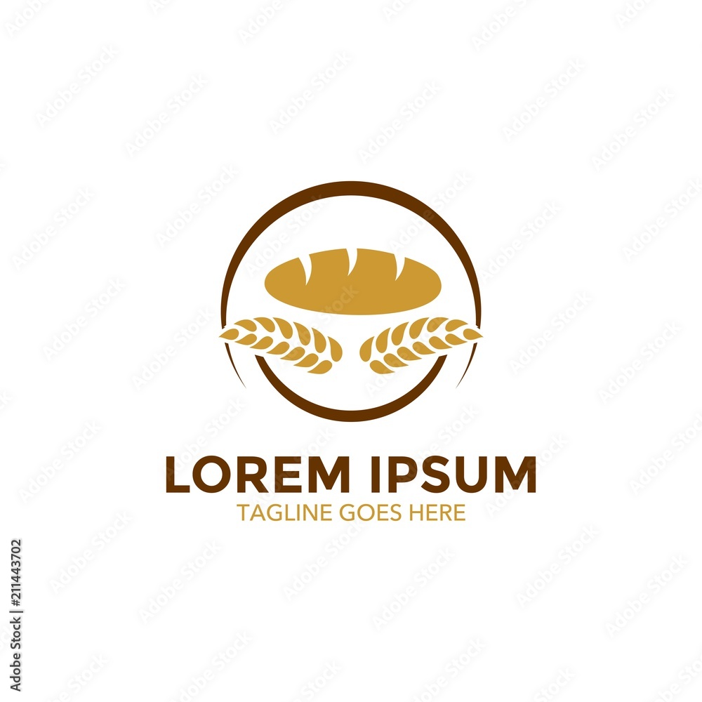 unique bakery logo template. cake unique bakery logo template. cake