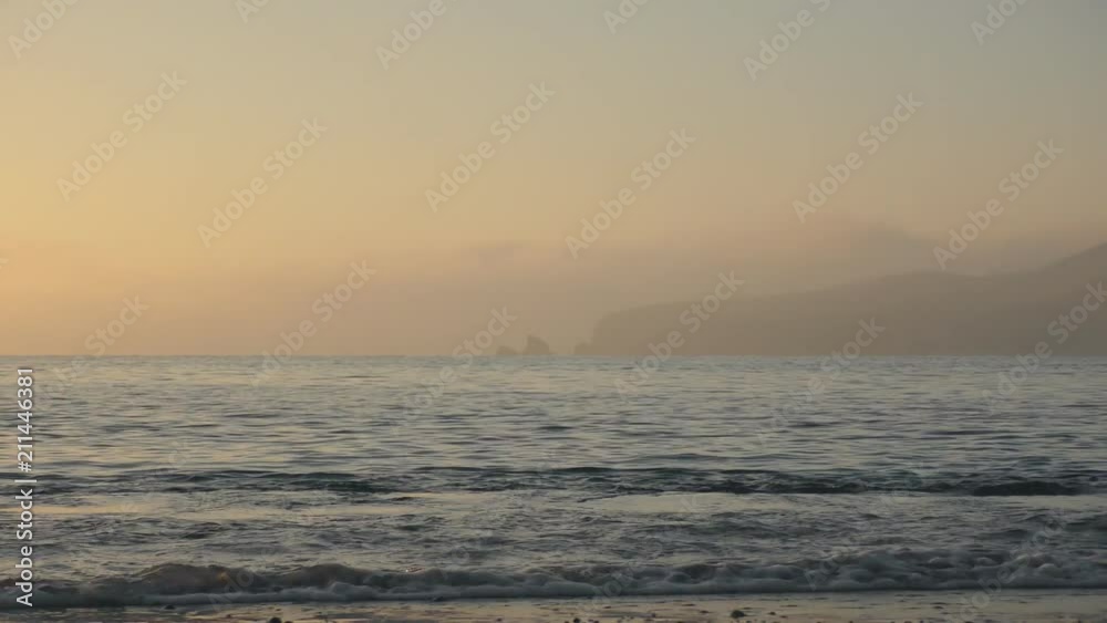 Evening view of the sea. England. Evening view of the sea. England.