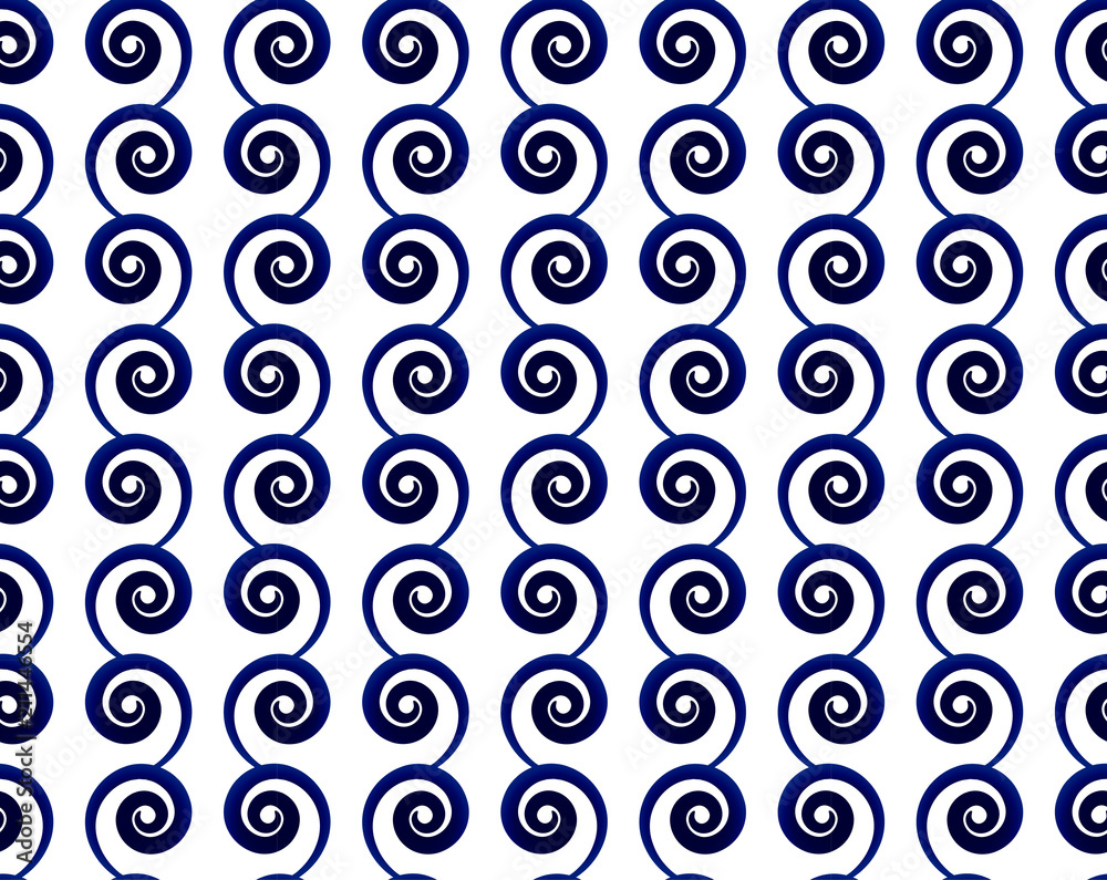 ceramic blue pattern