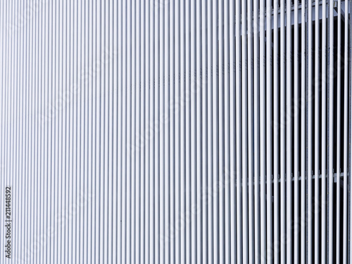 White wall panel stripe line Architecture detail pattern background