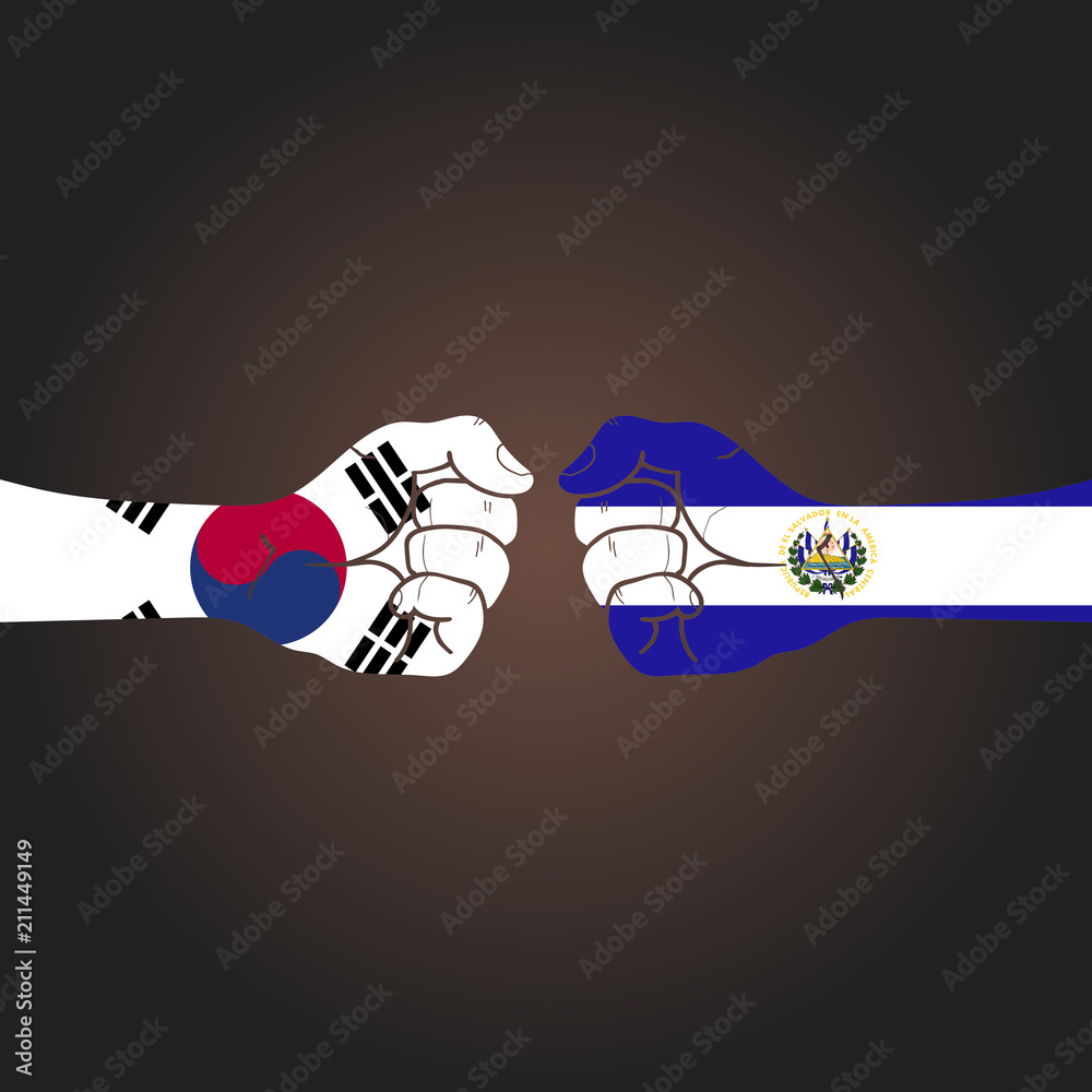 Conflict between countries: South Korea vs El Salvador
