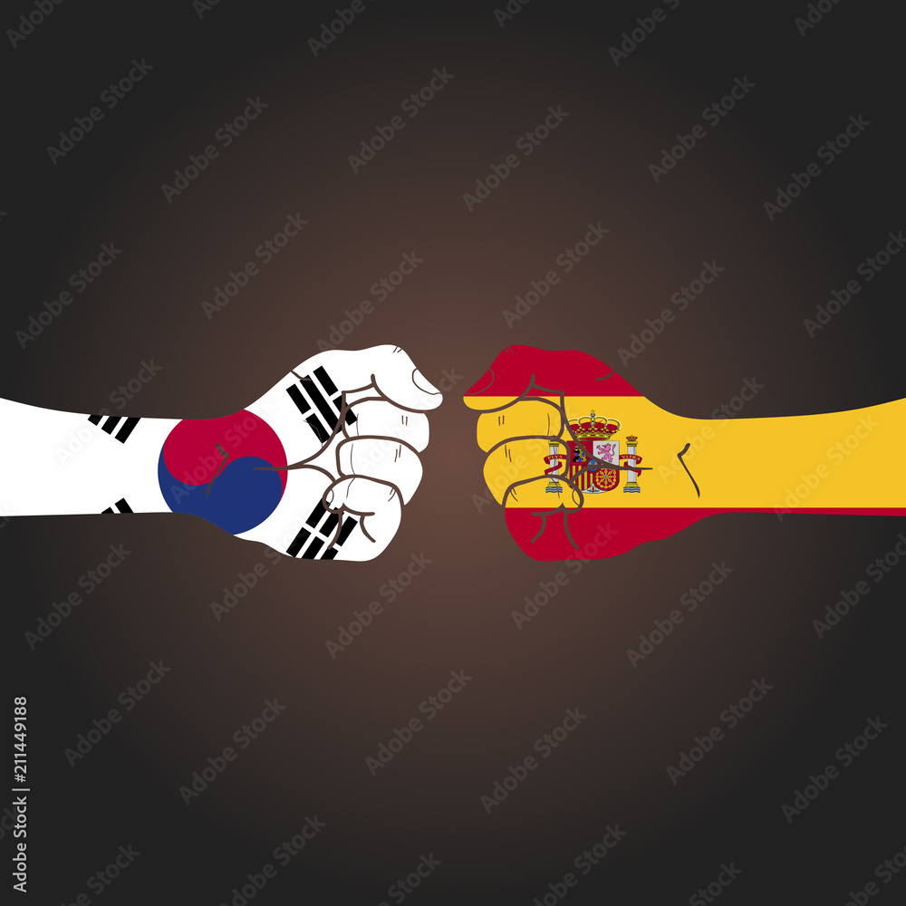 Conflict between countries: South Korea vs Spain