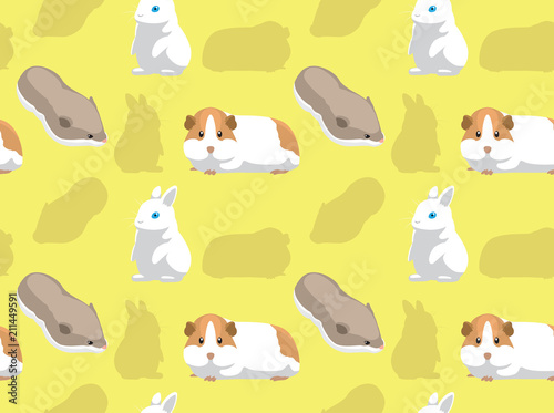 Rodent Pet Seamless Wallpaper 5