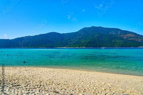 Koh Lipe Island In Thailand summer beach view 