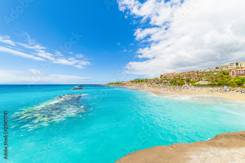 El Duque beach at Costa Adeje. Tenerife, Canary Islands, Spain © Balate Dorin