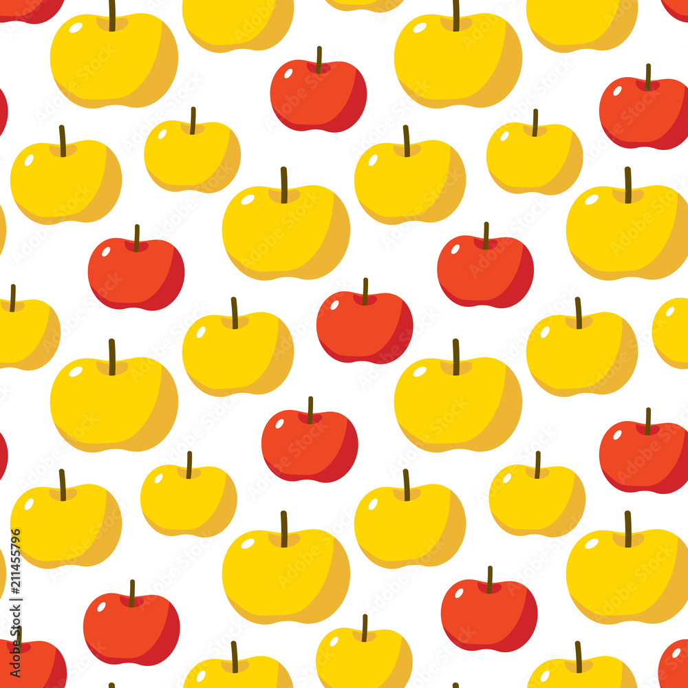Apples Seamless Pattern Apples Seamless Pattern