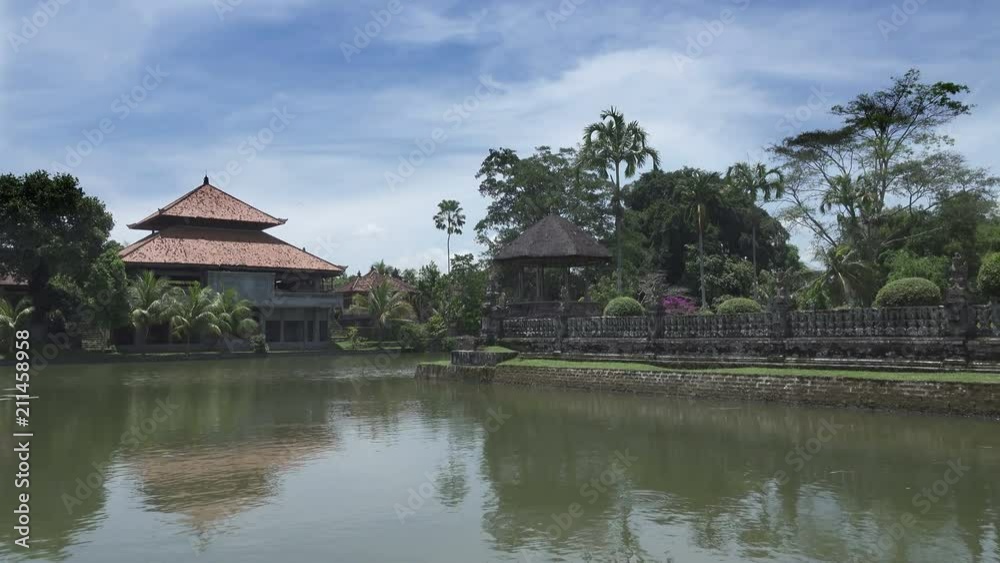 Pura Taman Ayun, Taman Ayun Temple,Bali Indonesia, the Panoramic view in sunny day Pura Taman Ayun, Taman Ayun Temple,Bali Indonesia, the Panoramic view in sunny day