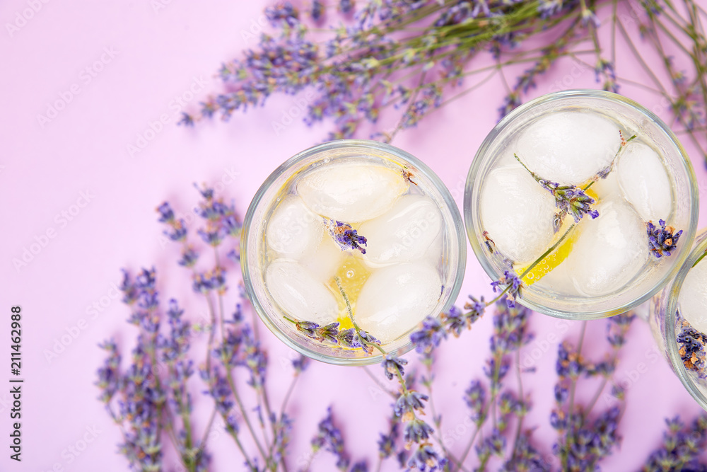 Lavender lemonade with lemon Lavender lemonade with lemon