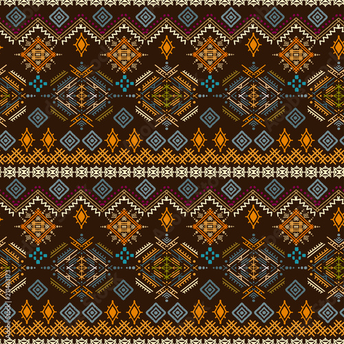 Ethno seamless ornament