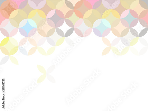 Rosettes, Modern Abstract Background, vector background