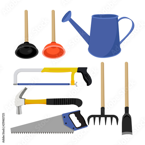 Agricultural Equipment vector design