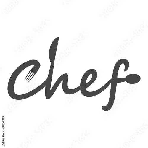 Chef cook logo icon 