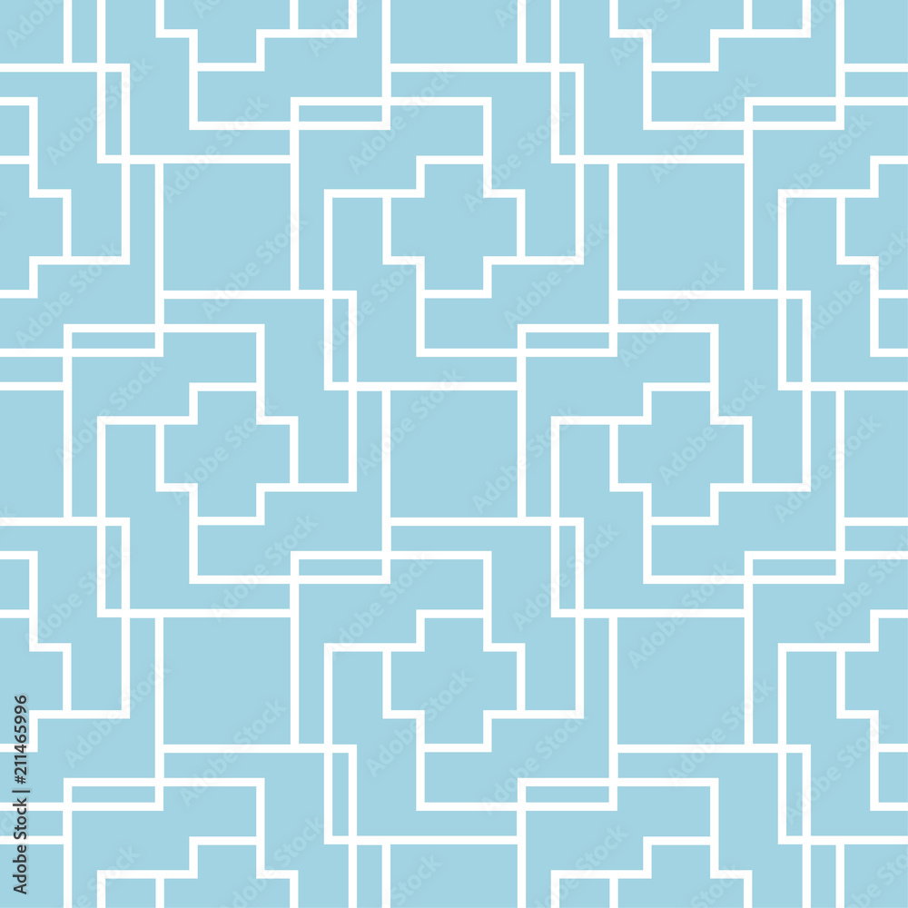 Navy blue and white geometric seamless pattern Navy blue and white geometric seamless pattern