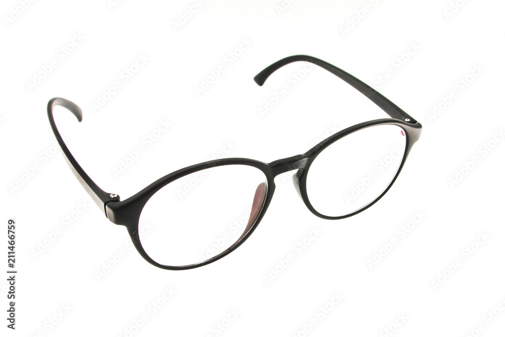 Eyewear,Glasses Isolated on white background.